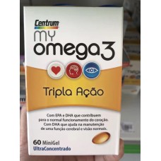 Centrum Myomega 3 Caps X 60 caps 善存深海鱼油胶囊 Omega-3降三高 中老年保健