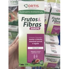 Frutos E Fibras Ortis Xar Crianca 250 Ml xars mL 法国 Ortis柯得仕排毒养颜纤瘦果儿童专用 通便改善口气 糖浆状250ml