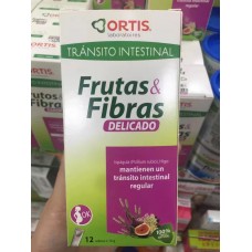 Frutos E Fibras Suave Po Saq 10g X 12 po sol oral saq 法国 Ortis柯得仕排毒养颜纤瘦果孕妇专用 通便改善口气 粉状12袋
