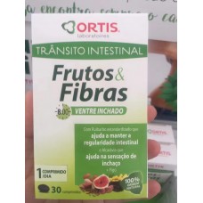 Frutos E Fibras Ventre Inchad Comp X 30 comps 法国 Ortis柯得仕排毒养颜纤瘦果30粒 通便改善口气 水果瘦  正常药丸版